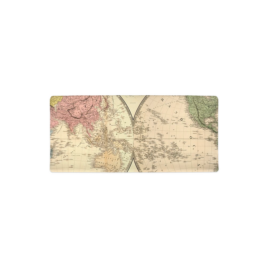 Antique Map Changing Pad Cover