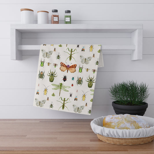 Copy of Insect Illustration Cotton Will Kitchen Towel | Functional and Stylish Addition to Your Kitchen