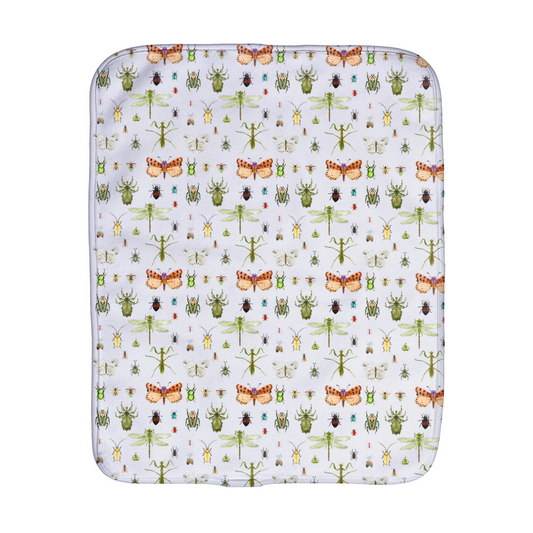 Illustrated Insect Burp Cloths